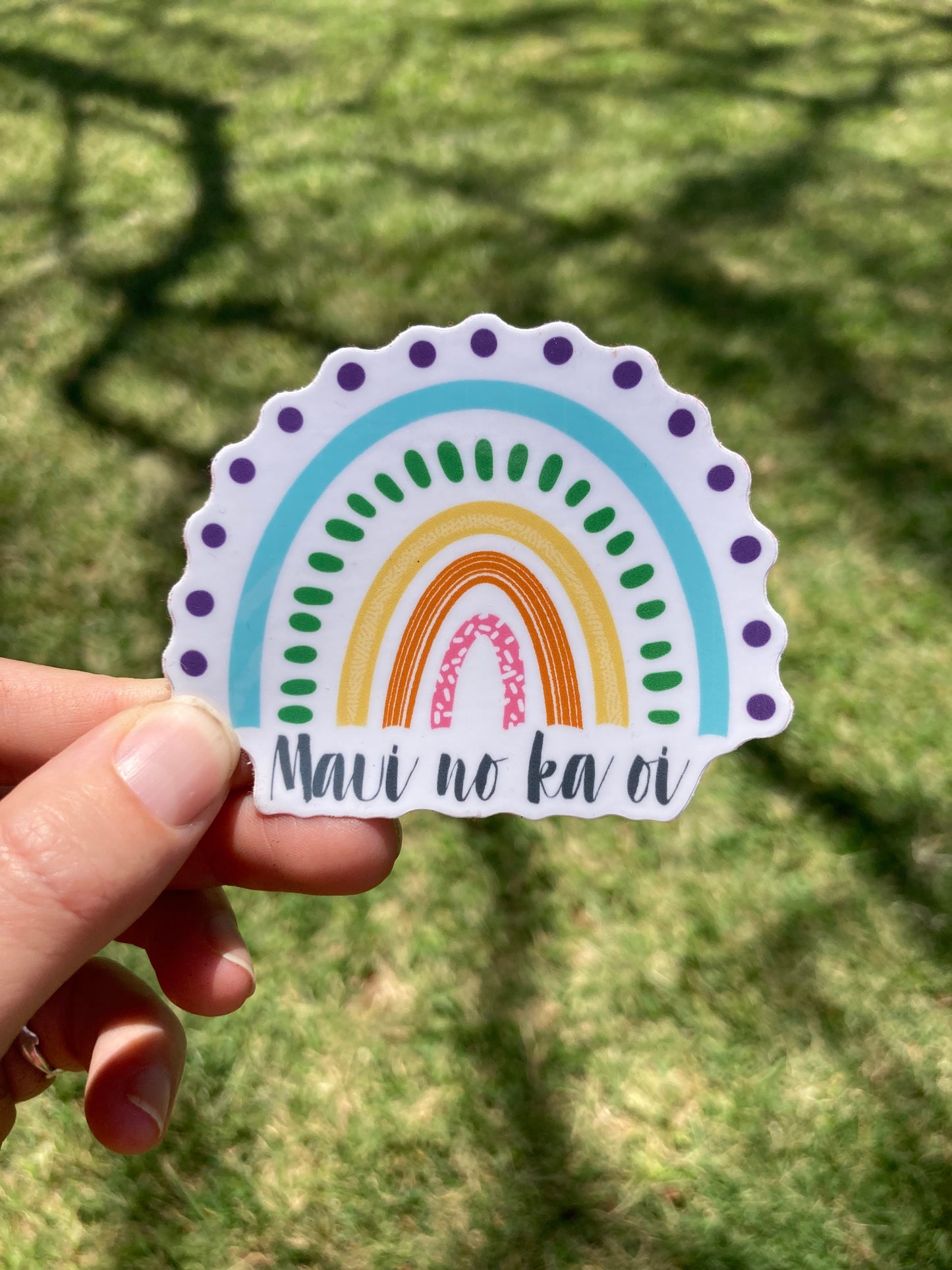 Abstract Rainbow Sticker