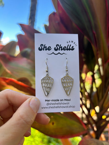 Hebrew Cone Shell Earrings