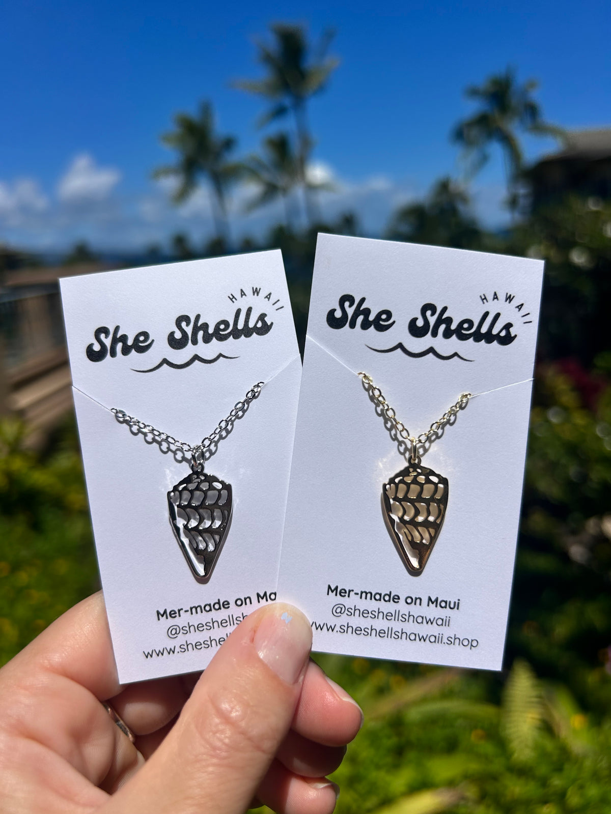 Hebrew Cone Shell Necklace