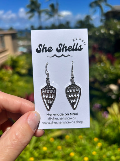 Hebrew Cone Shell Earrings