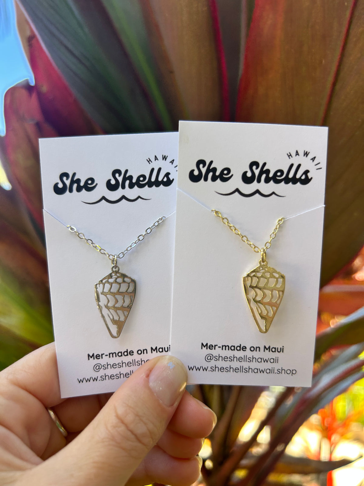 Hebrew Cone Shell Necklace