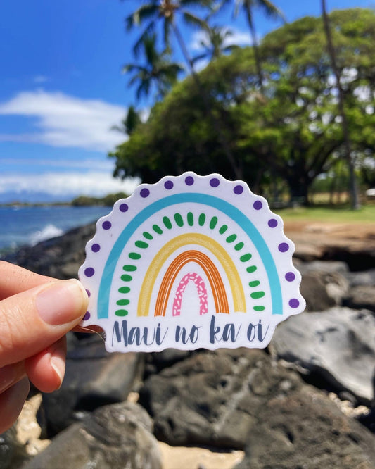 Abstract Rainbow Sticker