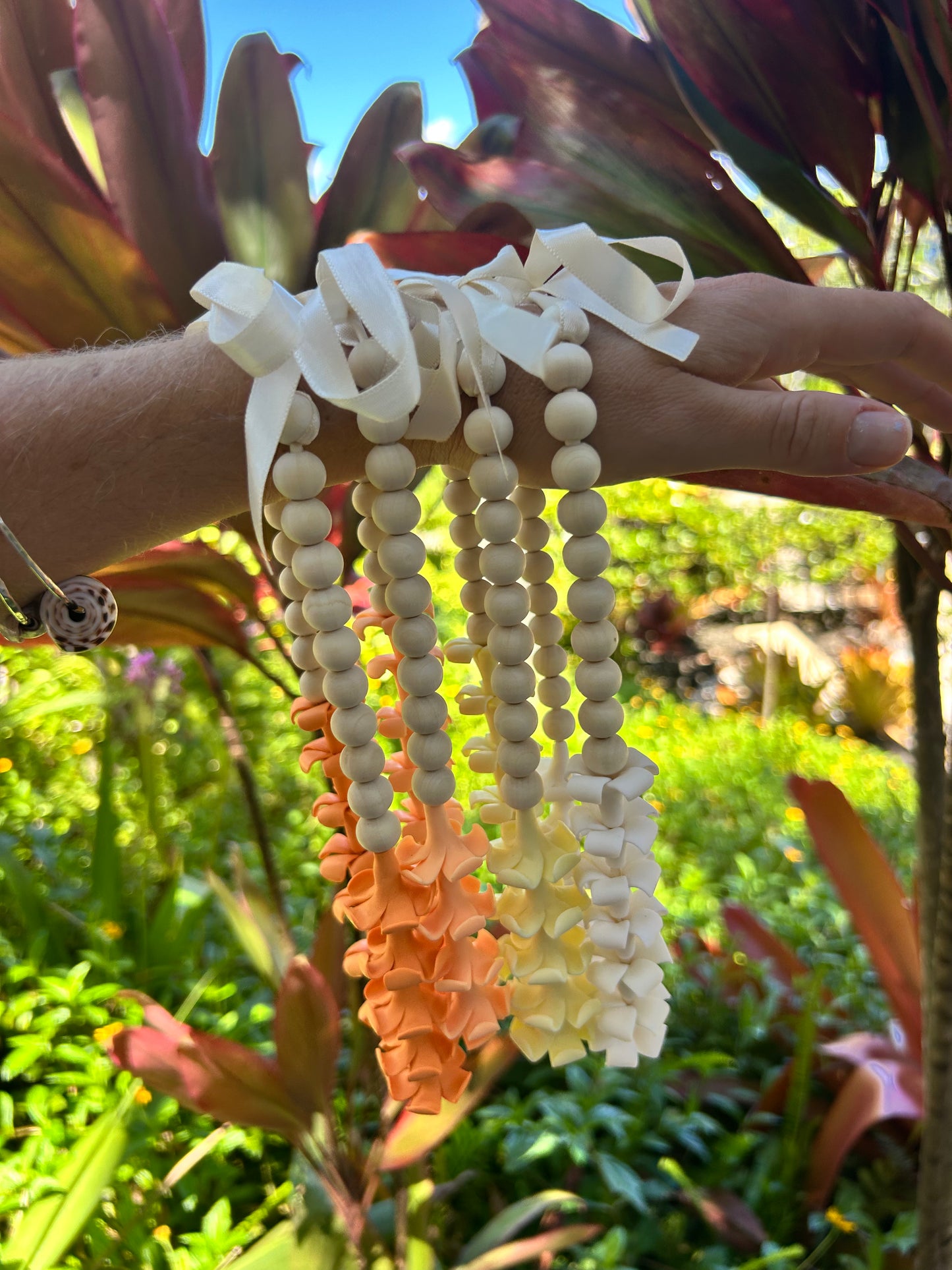 Clay Flower Leis