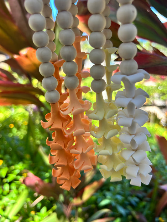 Clay Flower Leis