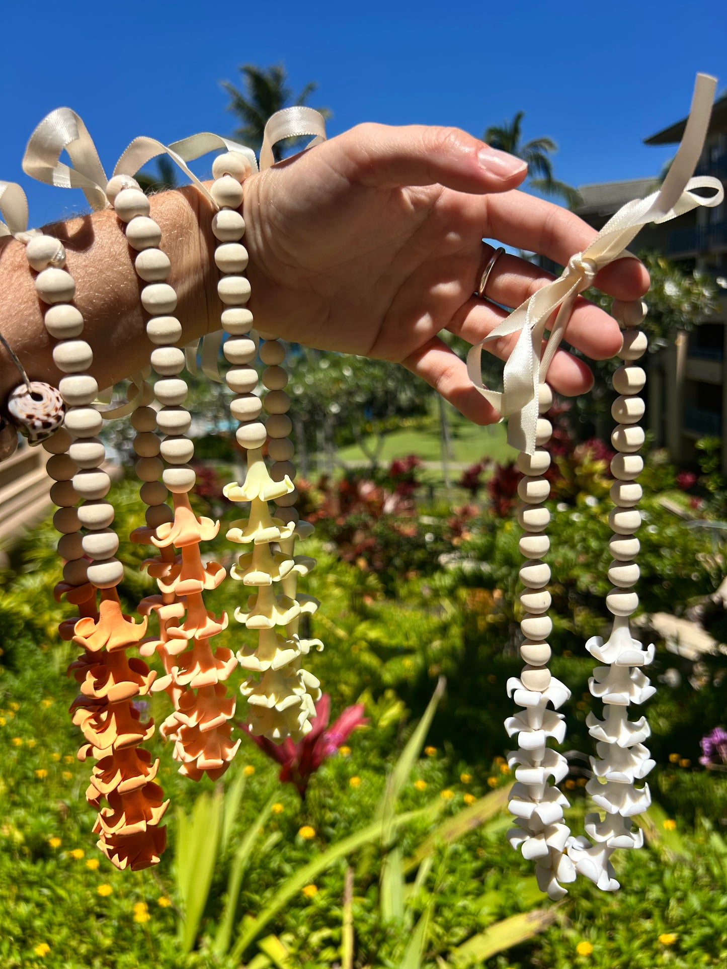 Clay Flower Leis