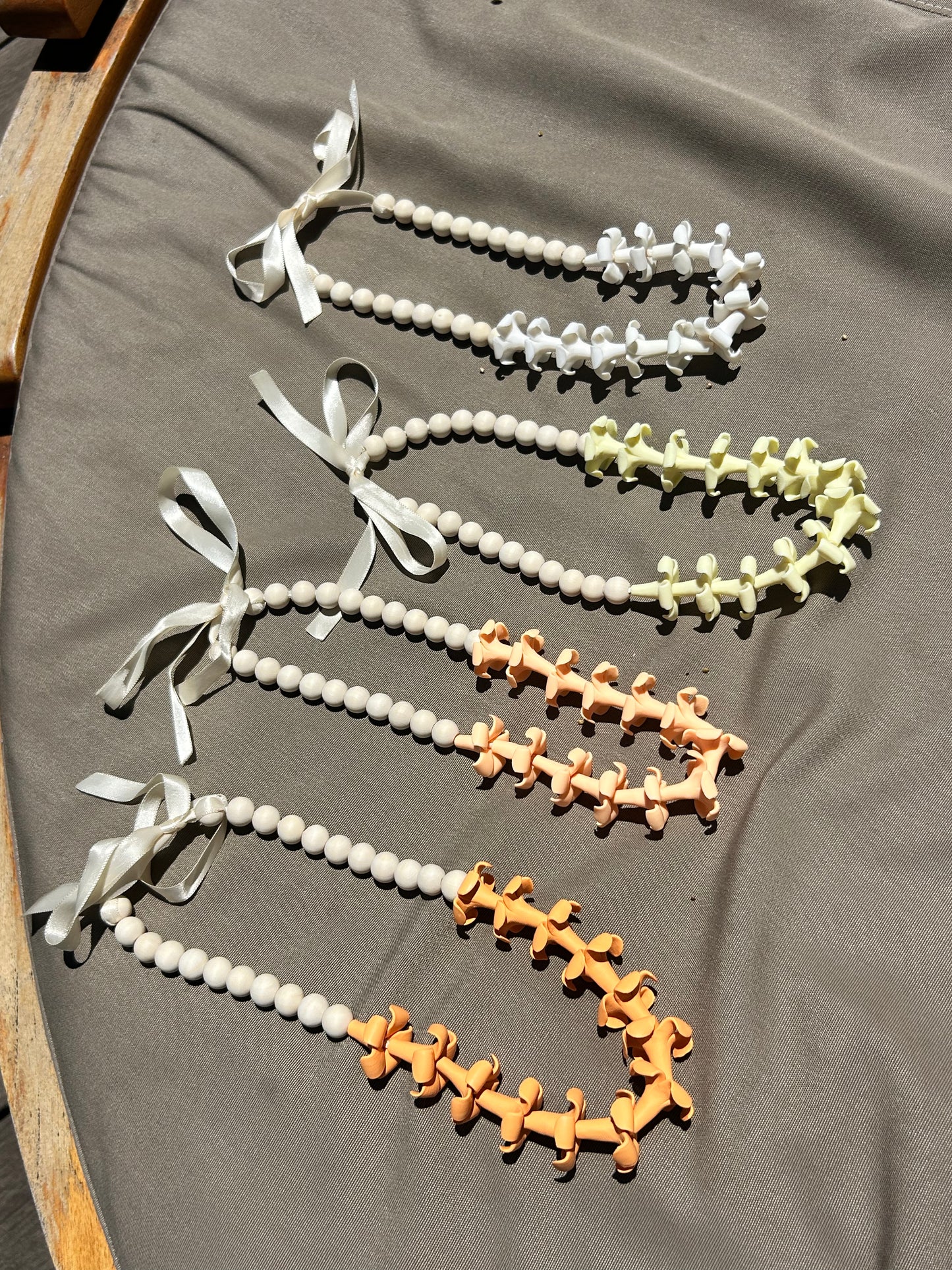 Clay Flower Leis