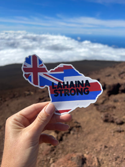 Lahaina Strong Flag Sticker