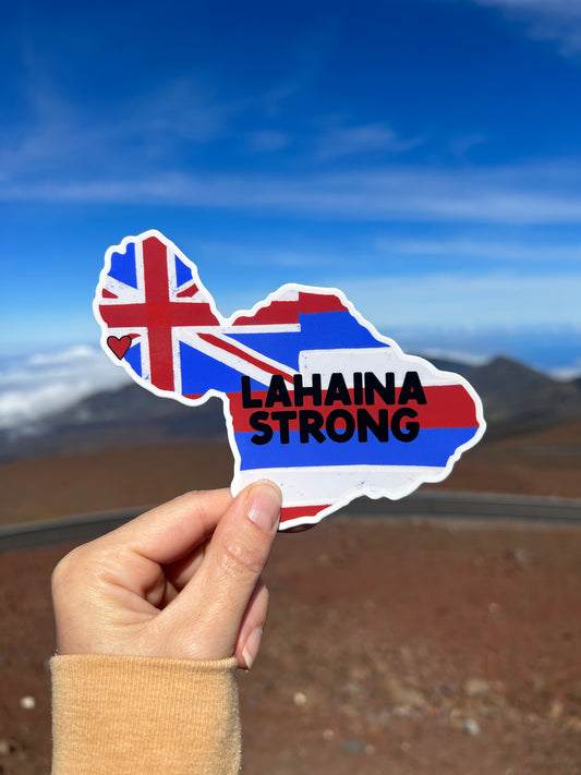 Lahaina Strong Flag Sticker