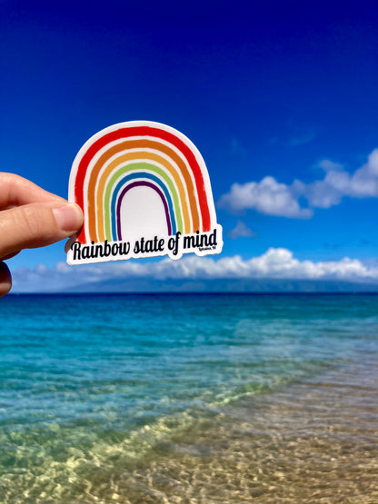 Rainbow State of Mind Sticker