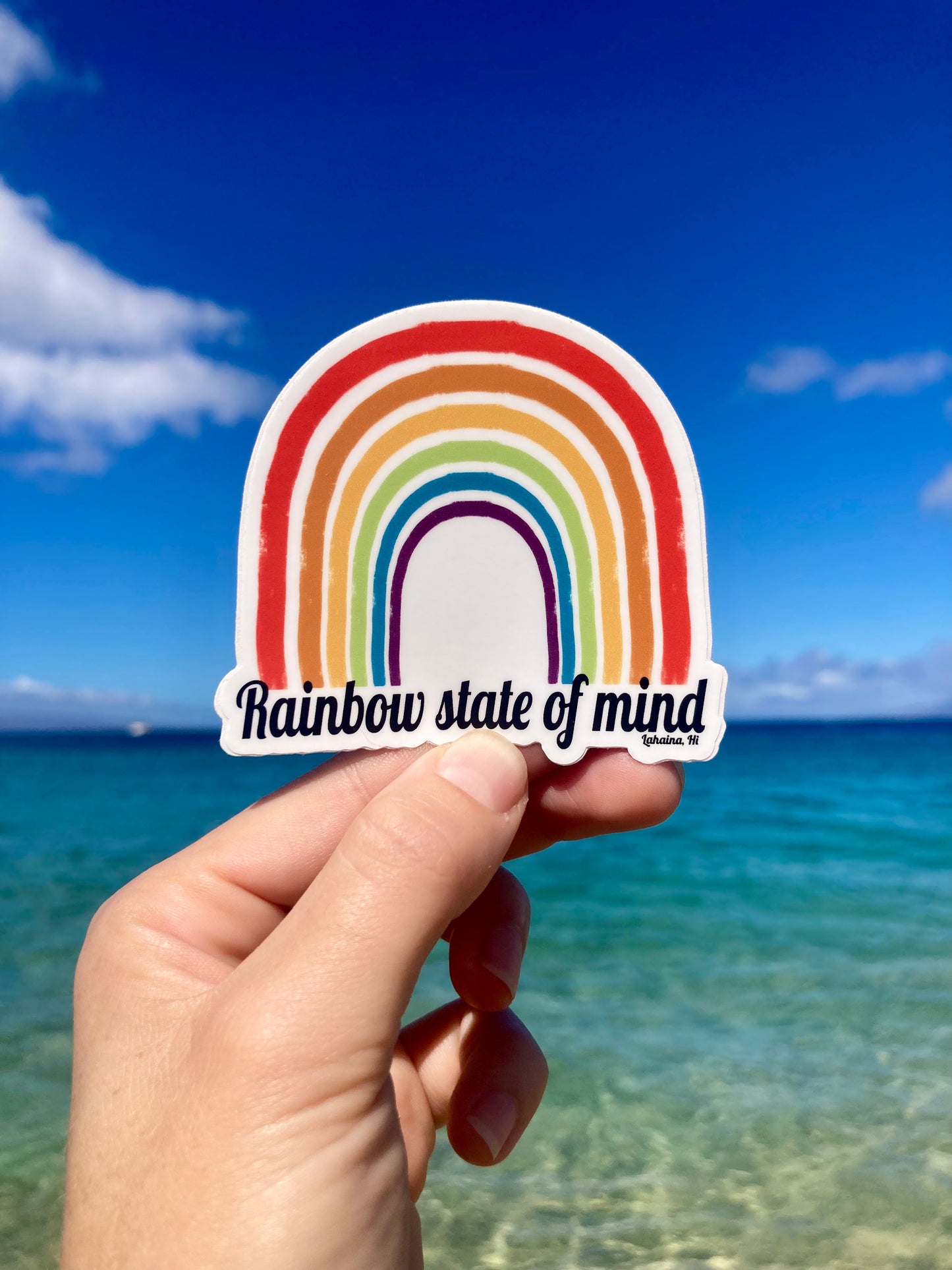 Rainbow State of Mind Sticker