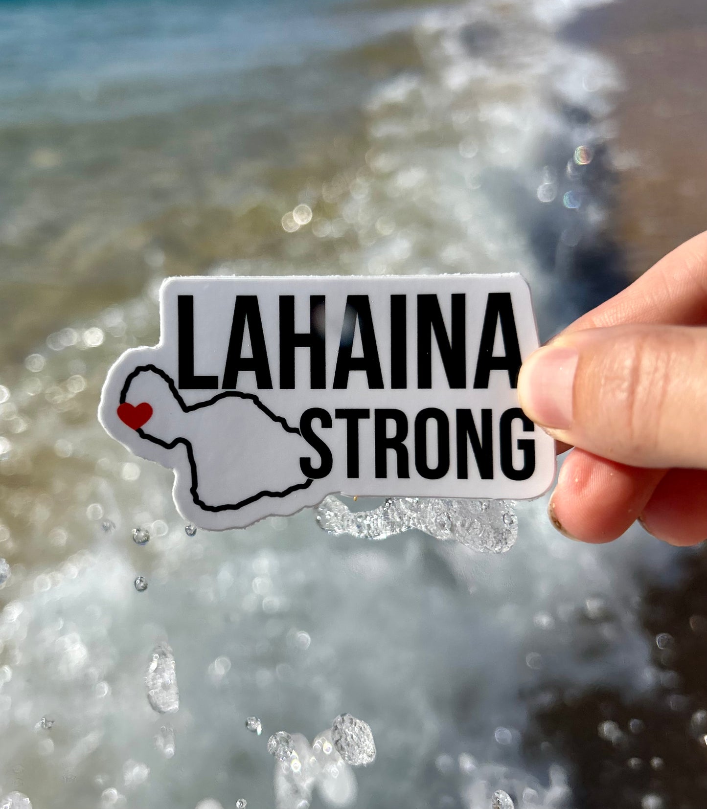 Lahaina Strong Maui Outline Sticker