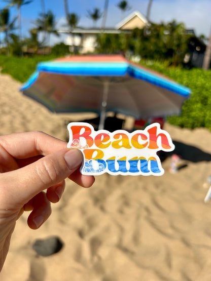 Beach Bum Sticker