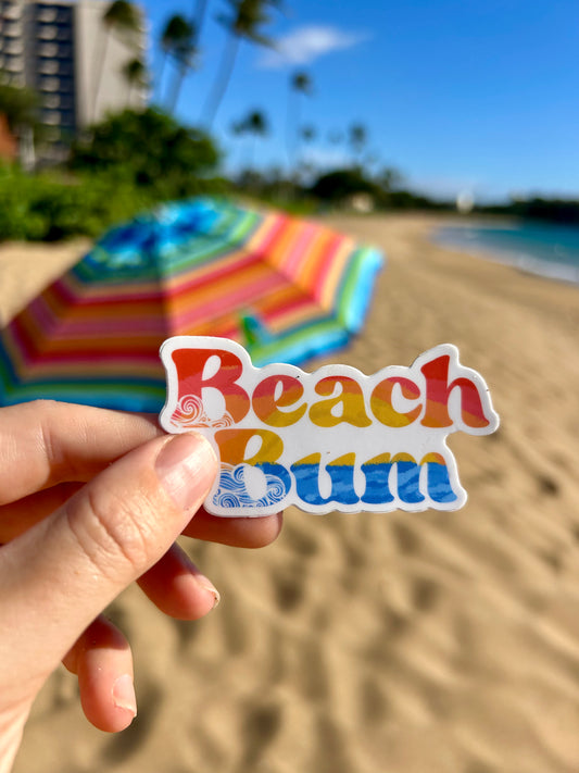 Beach Bum Sticker